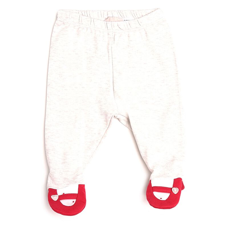 Red Smock - Legging Set With Mock Jacket (2Pc) image number null